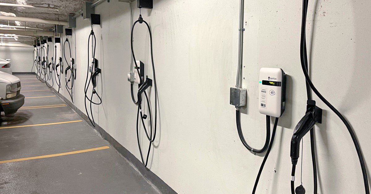 Installation des bornes de recharge pour VE